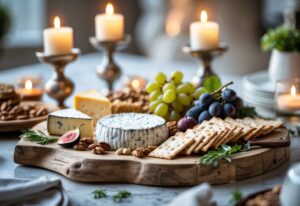 Read more about the article Sådan skaber du det perfekte ostebord med lysestager til ostebordet
